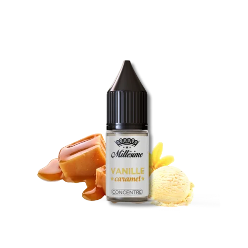 Concentré - Vanille Caramel 0mg 10 ml - Millésime